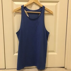 Blue Athletic tank top